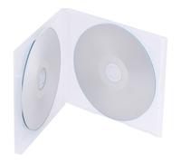 10 x Double Clear CD Jewel Cases - Shatterproof 10.4mm Spine with Outer Sleeve for Artwork - Holds 2 CD/DVD/Blu-ray Discs - Ideal for Replacements, Storage & Mailing