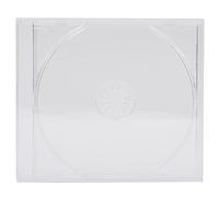 10 x Dragon Trading CD DVD Disc Single Clear 10.4 mm CD Jewel Cases with Clear Tray Professional Quality