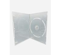 10 x Dragon Trading Single Clear Slim DVD CD BLU RAY Disc Cases With a 7mm Spine and Outer Sleeve For The Artwork Inlay. Store All Disc Formats Safely.