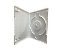 10 x Dragon Trading Single White DVD Disc Cases - 14mm Spine with Clear Outer Artwork Sleeve - Holds 1 DVD, CD or Blu-ray Disc - Premium Replacement Media Storage Cases