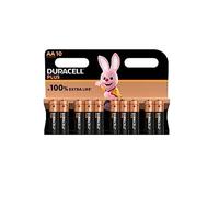 10 x Duracell AA Plus Batteries, 1 Blister Pack of 10 Batteries (LR6/MN1500)