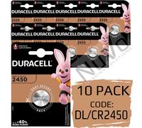 3X Duracell Cr 2450 Lithium (3 Blister Packs of 1 Battery) 3 Batteries
