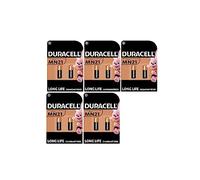 10 x Duracell MN21 (5 Blister Packs of 2 Batteries) 10 Batteries (A23/23A/V23GA/LRV08/8LR932)