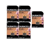 10 x Duracell N/LR1 E90 (5 Blister Packs of 2 Batteries) 10 Batteries