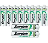 10 x ENERGIZER AA RECHARGEABLE BATTERIES 2000mAh