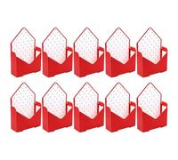 10 x Envelope Boxes for Saint | Pack of 10 Bags for Wrapping, Waterproof Folding Box for Bouquets, for Wedding Compositions Mother's Day