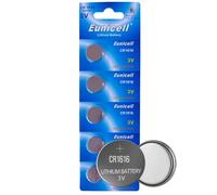 10 x Eunicell CR1616 3v Lithium Batteries