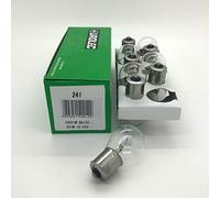 10 x Eurolec 241 P21W 24v 21w BA15S Brake Tail Indicator Reverse Fog Light Bulb - Truck Lorry