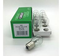 10 x Eurolec 382 P21W BA15S Bulb 12v 21w - Brake Tail Indicator Reverse Fog