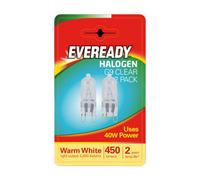 10 X Eveready G9 40W Halogen Clear Capsule Light Bulbs