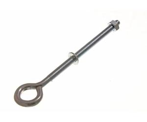 10 x Eye Bolts with Nuts & WASHERS M8 x 150MM Fully Threaded BZP