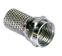 10 x F Plug Connectors Screw ON for Satellite TV Sky NTL Cable by PoundMax