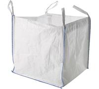 10 x FIBC Bulk Bags 1 Tonne Heavy Duty - Industrial Builder Bags for Garden Waste, Rubble, Sand, Gravel & Storage - Jumbo Sack Made from Strong Woven Polypropylene