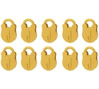 10 x Fire Brigade Padlock Yellow (FB14)