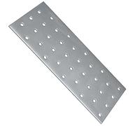 10 x Flat Connecting Joining Plate 2.0mm Thick Galvanised Heavy Duty Bracket Steel Sheet Timber 100mm x 40mm