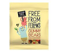 Free From Fellows Gummy Bears Sugar Free Vegan Sweets 100g (Pack of 10)