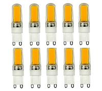 10 x G9 3 W LED COB Light Bulb Pin Base Warm White 230 V AC