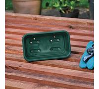 10 X GARLAND MINI SEED TRAY GREEN GARDEN GREENHOUSE HYDROPONICS 17X10X5CM G35
