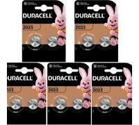 10 x Genuine Duracell 2025 DL2025 CR2025 Coin Cell Batteries