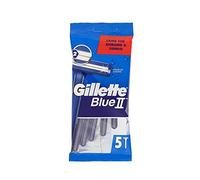 10 x GILLETTE BLUE II SATIN 5 PCS [ TOTAL 50 SHAVES ]