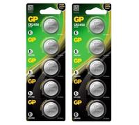 GP Lithium Button CR2450 (DL2450) card of 5