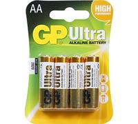 GP AA x4 Ultra Alkaline Batterijen