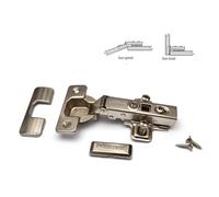 10 x GTV Soft Close 35mm Kitchen Cabinet Door Hinge Plate & Screws