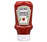 10 X HEINZ TOMATO KETCHUP TOP DOWN 460g (10 PACK BUNDLE)