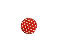 10 X JAM JAR CAP LIDS TWIST OFF/ 82mm. IDEAL FOR ANY TYPE OF PRESERVES,HONEY,JAM,MARMALADE,CHYTNEYS,THE LIDS ARE ACID PROOF, (Pattern Dots Red)