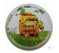 10 X JAM JAR CAP LIDS TWISTOFF MULTICOLOURED N43 82mm.THEY ARE IDEAL FOR ANY TYPE OF PRESERVES,HONEY,JAM,MARMALADE,CHYTNEYS,THE LIDS ARE VINEGAR PROOF.