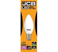 10 x JCB 6 W LED SBC / B15 Matt Candle Bulb 3000 K Warm White 470 lm (S10980)