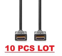 10 x Job Lot 3m HDMI to HDMI Cable Fast Speed 1080p LCD HDTV Video Lead 3D