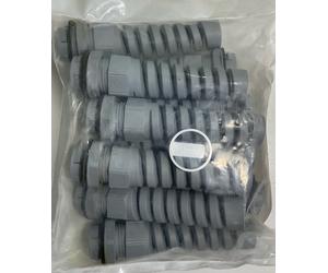 10 X LAPP SKINTOP CLICK, CABLE GLAND , BS M32 THREAD SIZE, GREY, PACK OF 10, NEW