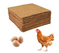 10 x Laying Hens Nest, Chicken Nest Mats, Chicken Nesting Mats, Thickening, Coconut Mat, Reusable, Accessories for Protection of Chicken Coop and Eggs (10, 10 x 10 inches)
