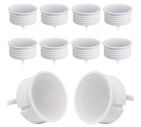 10 x LED Spot Module 230 V 5 Watt Diameter 50 mm Ceramic Dimmable for Recessed Spotlights 22 mm Flat for GU10 MR16 Bulbs | Day White 4000 K