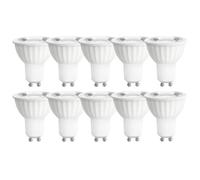10 X LED Spotlight Reflectors 6W GU10 560Lm Daylight 6000K Cool White 45° [EEK: F]