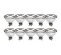 10 X Ledvance LED MR16 Glass Reflector 5,3W=3 5W GU5, 3 12V 3000K 36° Ra > 97