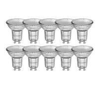 10 X Ledvance LED PAR16 Glass Reflector 4,3W=32W GU10 350lm Warm 2700K 120