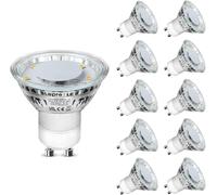 LE MR16 GU10 LED Energy Saving Long Life Bulbs, Warm White, Pack of 10