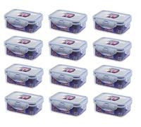 10 x Lock & Lock 350ml 11oz Clip Top Rectangular Air Tight Food Storage Container