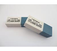 10 X Lyra Combination Eraser Ink & Pencil Rubber