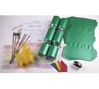 10 X Make your own Large (14” / 35cm) Christmas cracker kits - Green