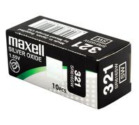 10 X Maxell 321 Batteries Box Mercury Free Silver Oxide SR616SW 1.55V