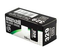 10 X Maxell 329 Batteries Box Mercury Free Silver Oxide SR731SW 1.55V