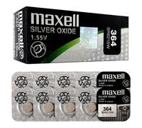 10 x Maxell 364 Silver Oxide batteries 1.55V SR621SW SRSR60 Watches 0% Mercury
