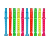 Henbrandt 6 x Mini Flutes Whistle Recorders Birthday Party Loot Bag Pinata Toys Fillers