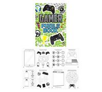 HENBRANDT 12 MINI Gamer Fun Children's Kids Activity Colouring Puzzle Book