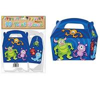 10 x MONSTER Party TREAT Boxes - Loot Food Gift Snack Box