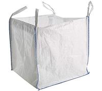 10 x NEW FIBC Bulk Bag Garden Builder Waste Rubber Sack Woven Heavy Duty 85 x 85 x 85cm (10Pack)