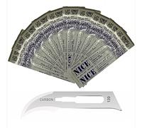 10 x NICE No.12D Sterile Carbon Steel CS12D Surgical Blades